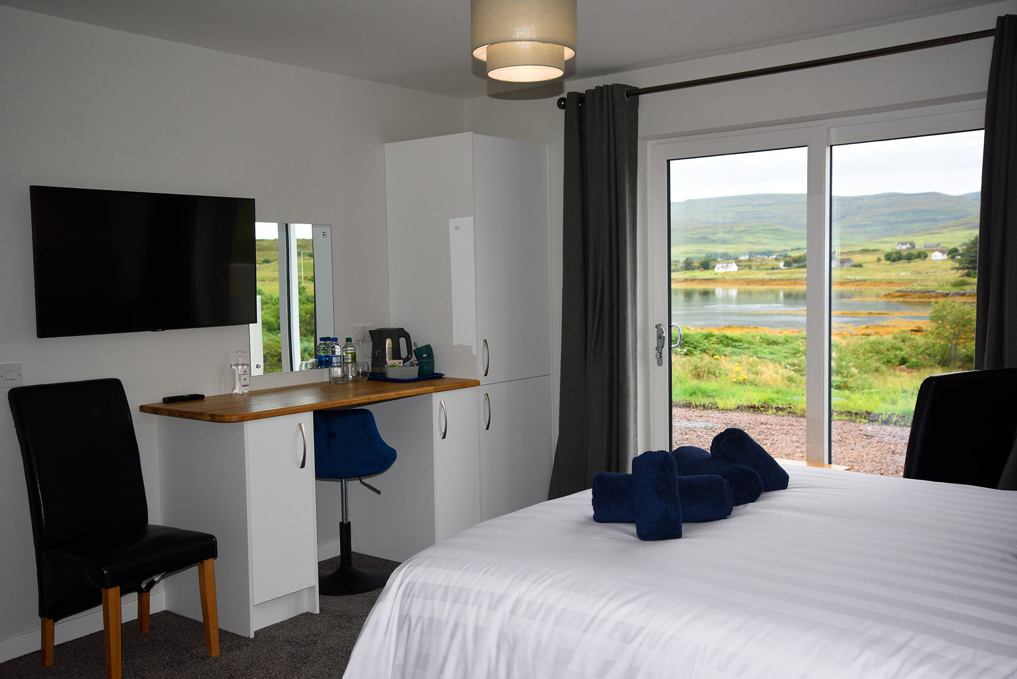 Sea Views at our Luxury En Suite Isle of Skye Accommodation King Double Rooms with Sea Views