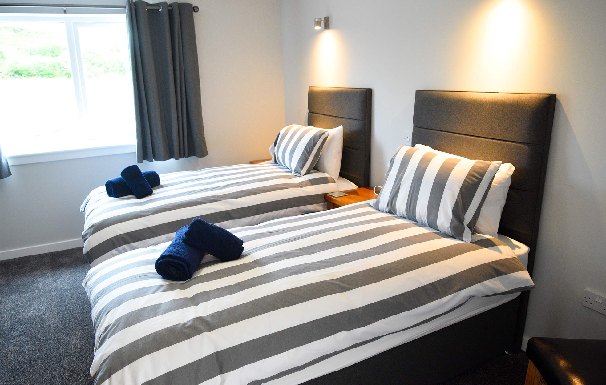 Luxury Twin Room accommodation at Treaslane Bridge House Accommodation on Skye